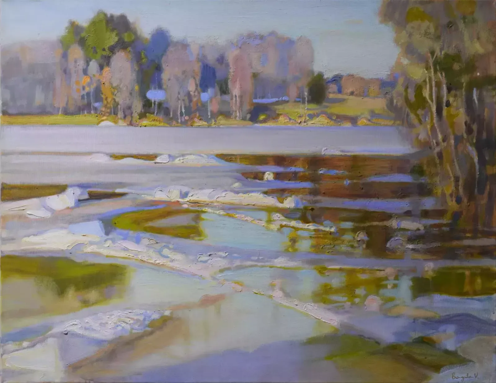 Landscape Painting The Arrival Of Summer