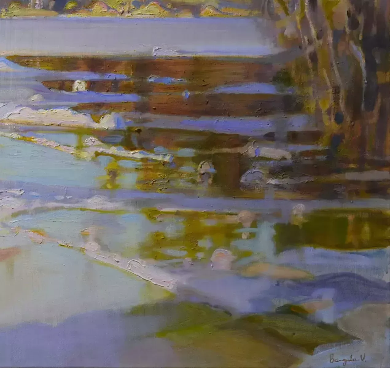 Landscape Painting The Arrival Of Summer photo furniture