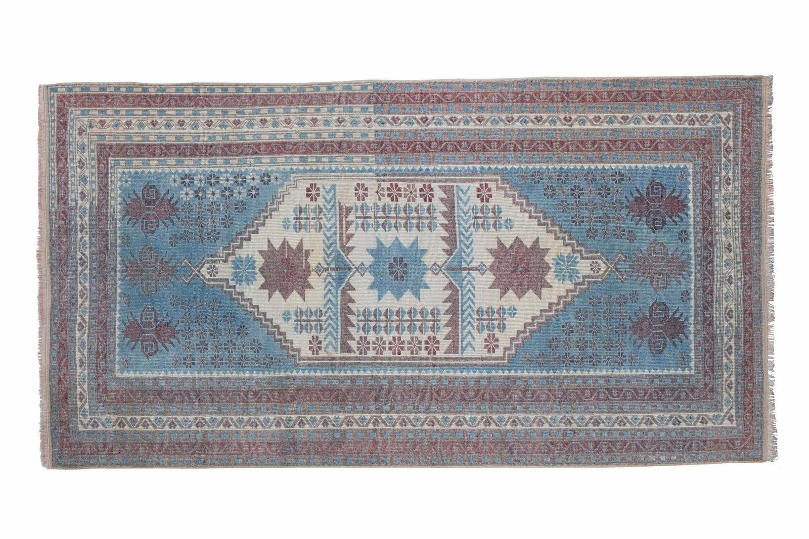 Vintage Faded Turkish Oushak Rug 3'5" X 6'3" photo furniture