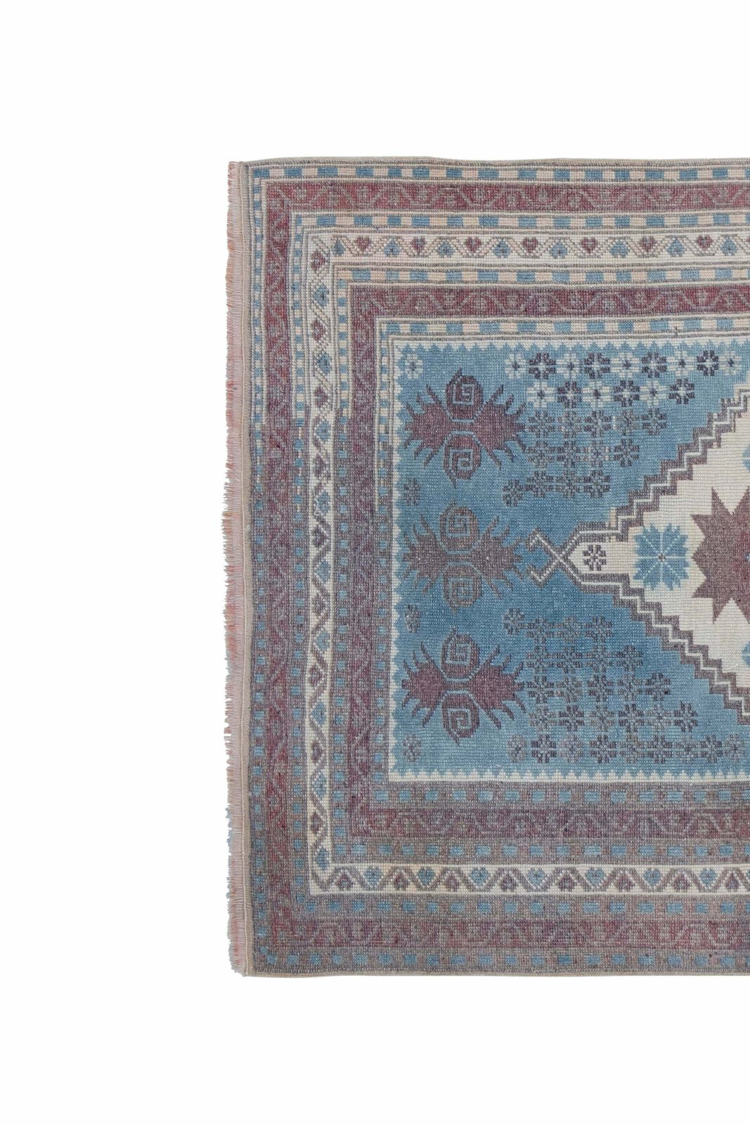 Vintage Faded Turkish Oushak Rug 3'5" X 6'3" photo Textiles