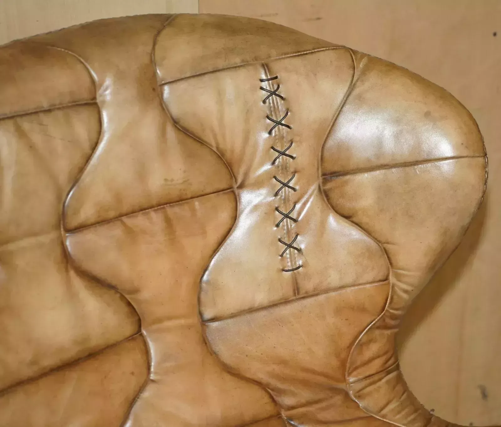 Pele Tribeca Brown Leather Armchair & Footstool By Marcon & Giulio Mantellassi photo 9500.0