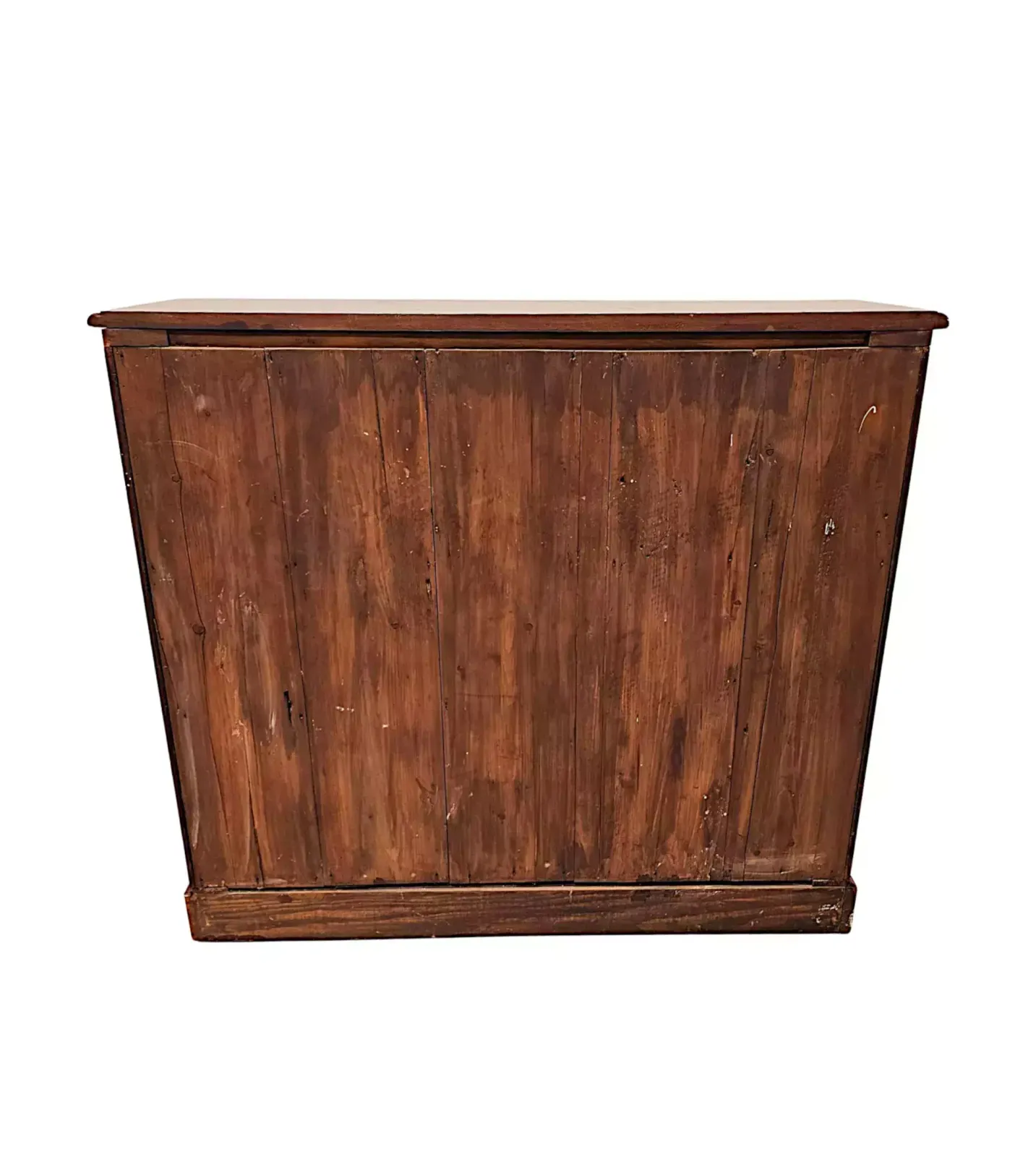 A Very Fine 19th Century Irish Mahogany Floor Bookcase In The Manner Of 'William And Gibton’ photo vintage