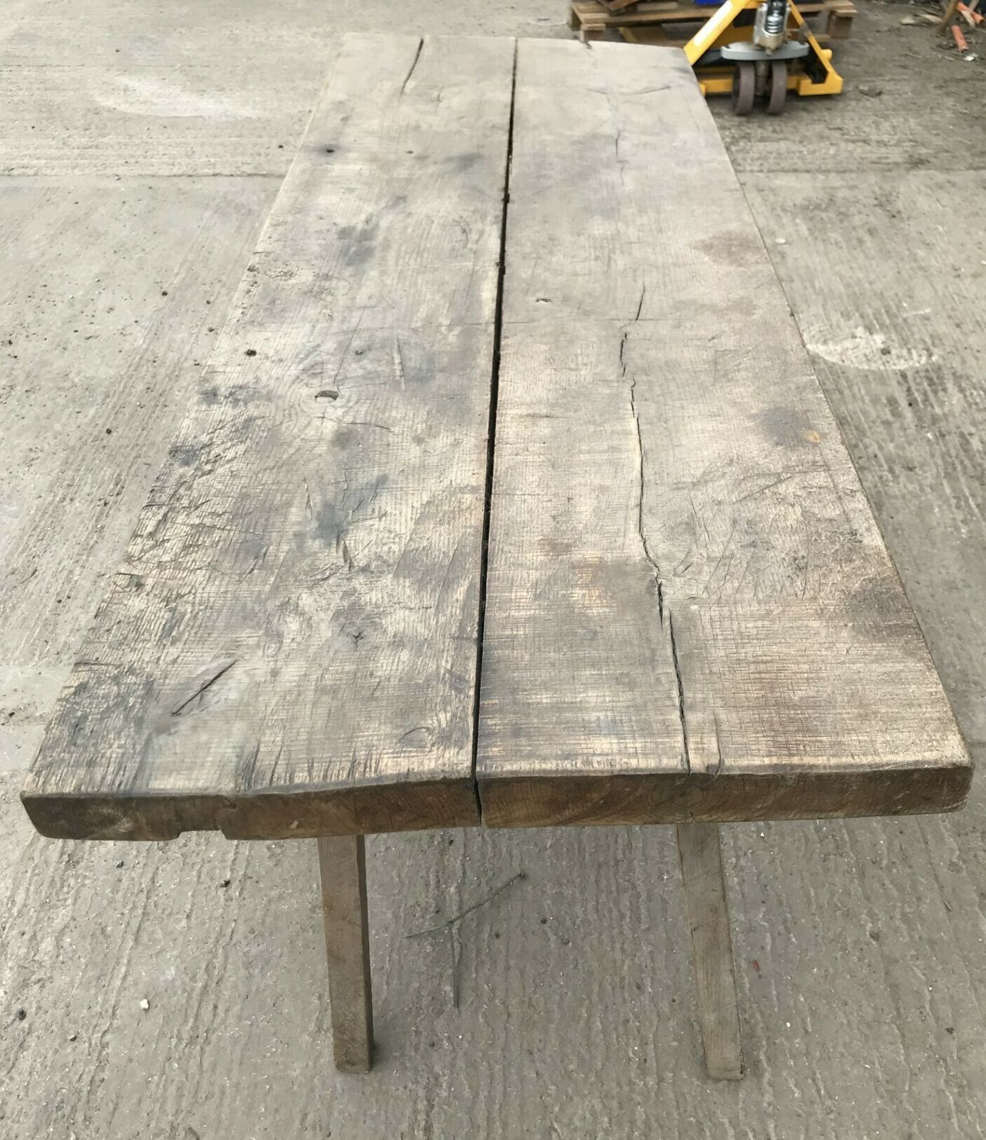 Antique Butchers Table Circa 1800's photo for sale