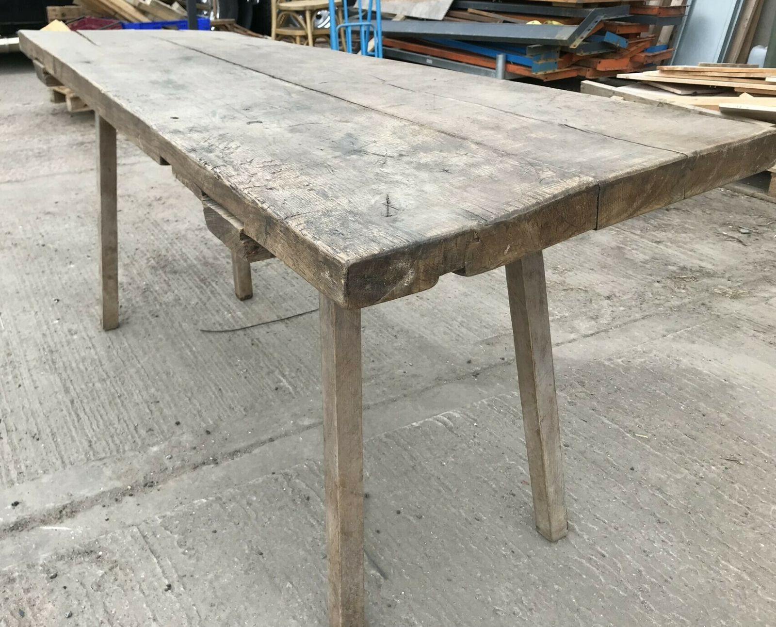 Antique Butchers Table Circa 1800's photo Furniture