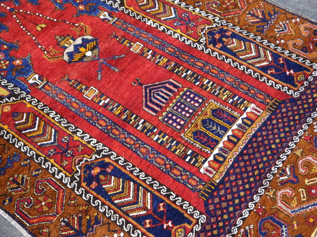 Anatolian Antique Yahyali Village Prayer Rug 1900   1920 Collectors Item photo vintage