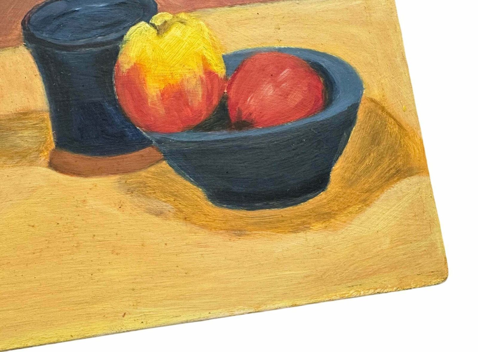 Bright Still Life | Original Oil Painting On Board, Unsigned photo Art