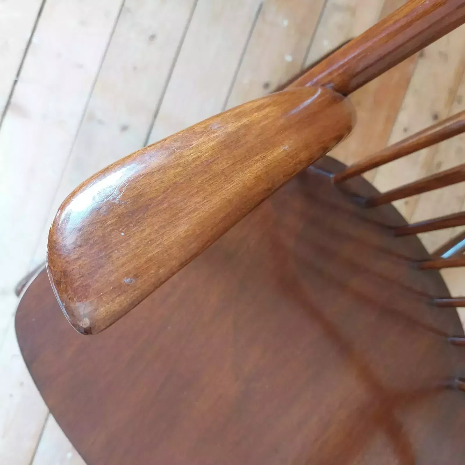650.0 Fab Vintage Mid Century Danish Iw3 Rocking Chair Illum Wikkelso Niels Eillerson photo