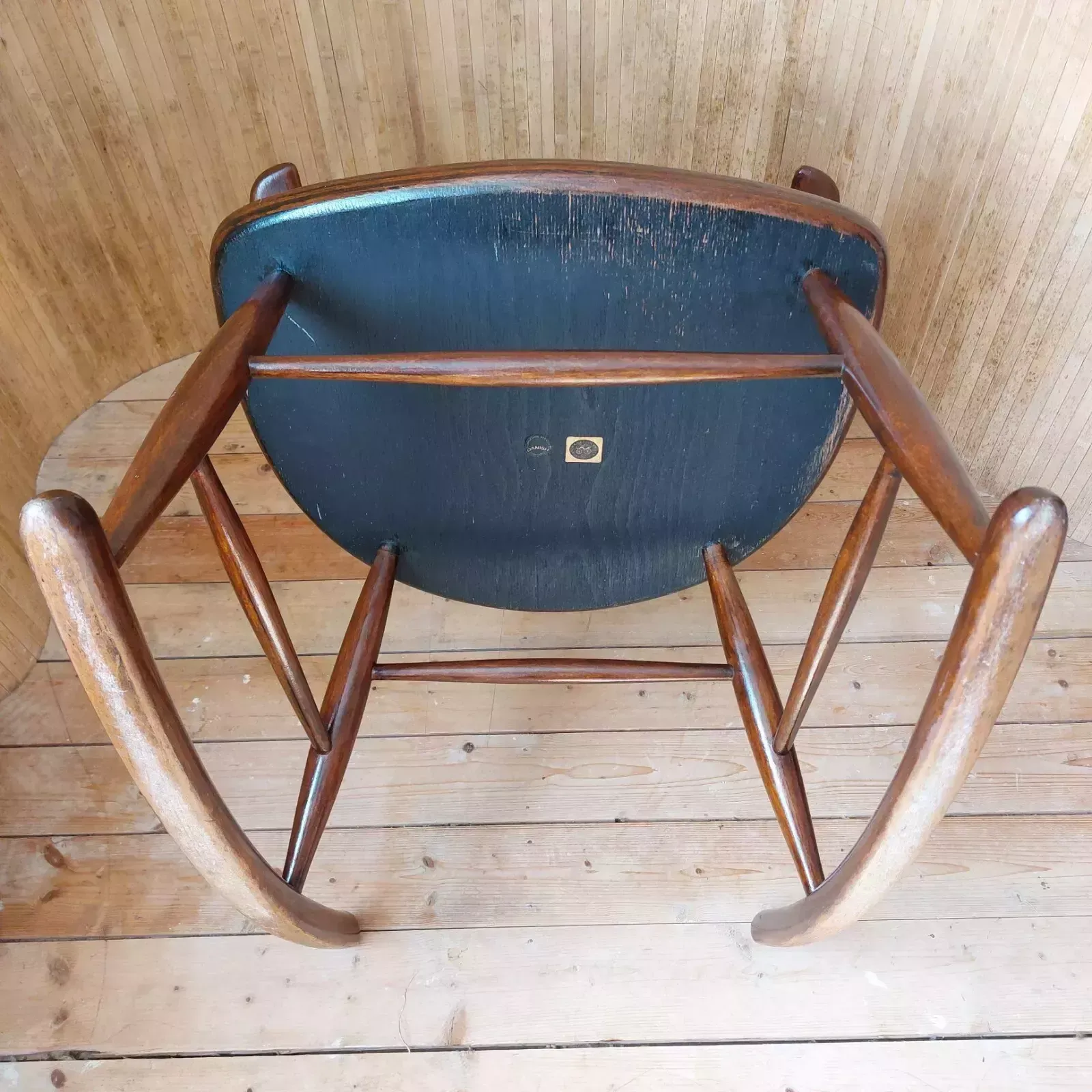 photo buy Fab Vintage Mid Century Danish Iw3 Rocking Chair Illum Wikkelso Niels Eillerson