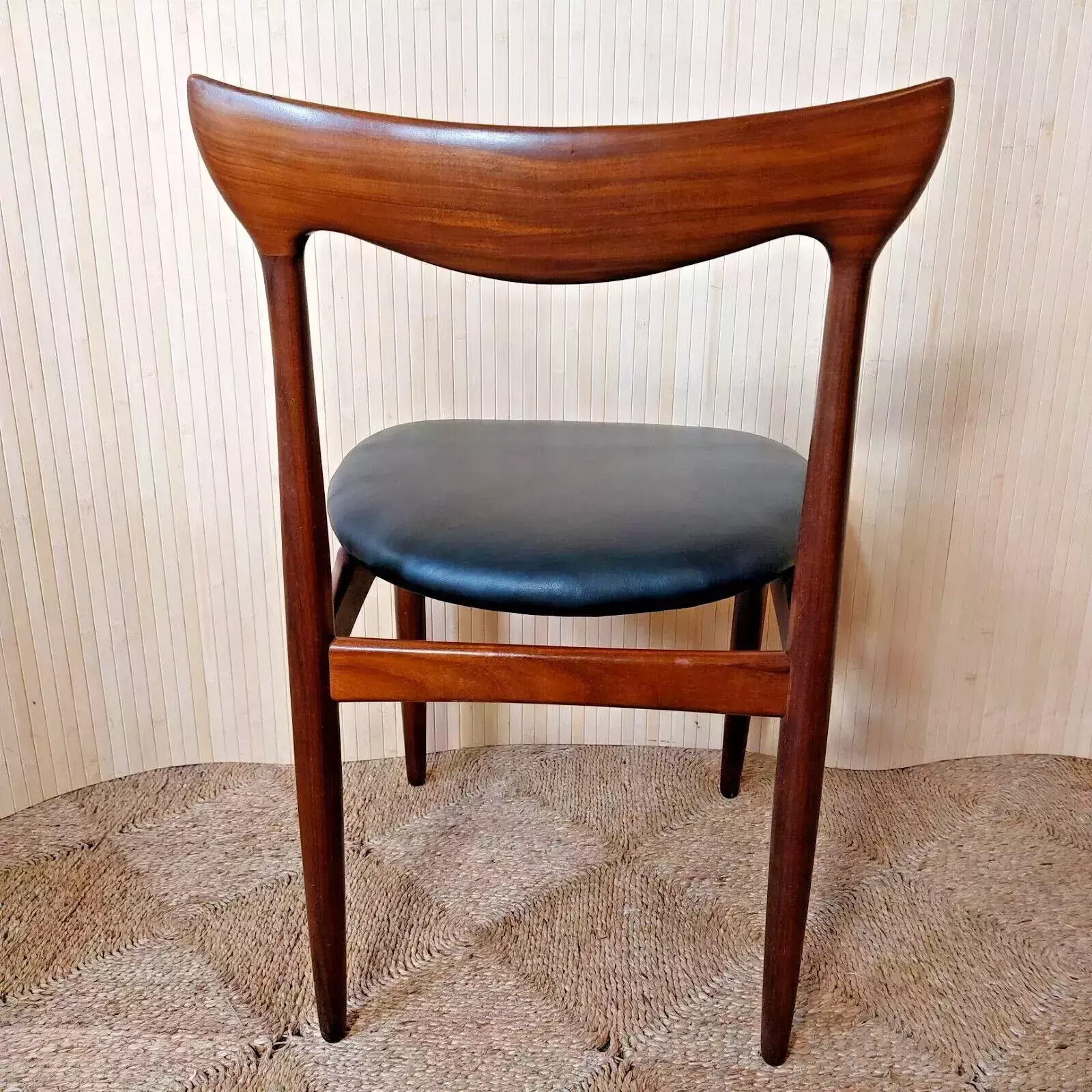 Beautiful Vintage Set 4 H W Klein Bramin Danish Teak Dining Chairs Reupholstered photo vintage