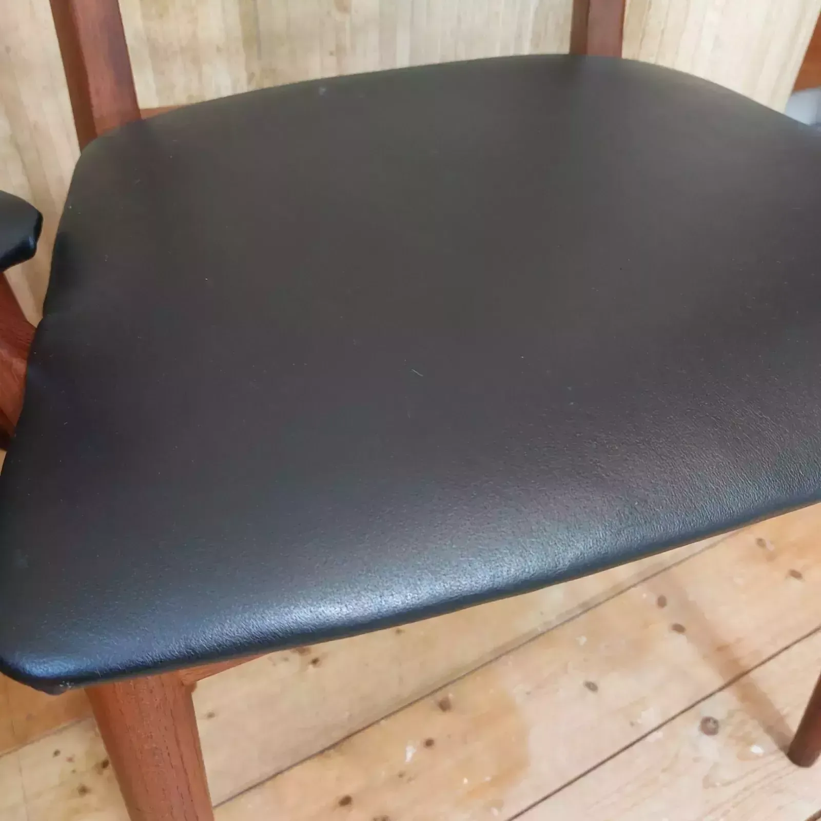 Fab Mid Century Danish 1960s Niels Koefoed Hornslet Lis Teak Chairs  2 Available photo for sale