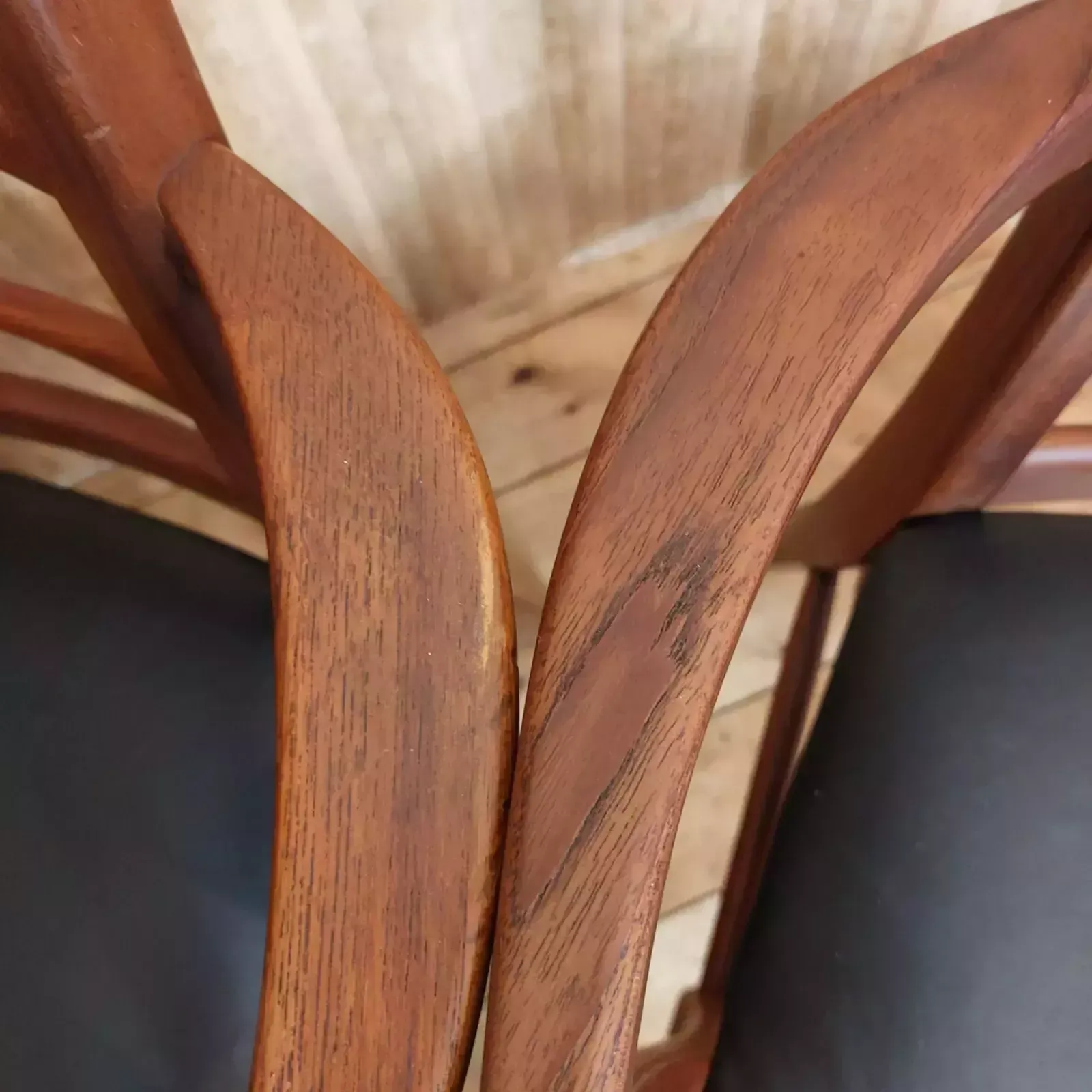 Fab Mid Century Danish 1960s Niels Koefoed Hornslet Lis Teak Chairs  2 Available photo buy