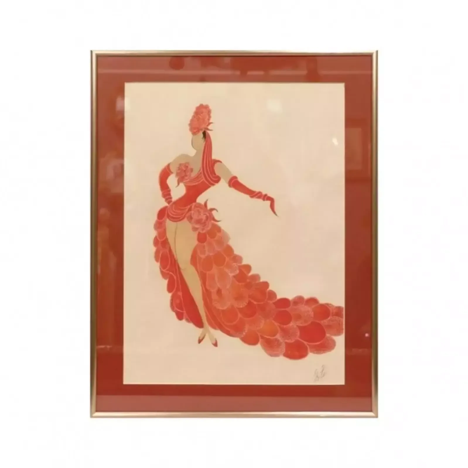 Drawing From The Series Stage Costumes Erte