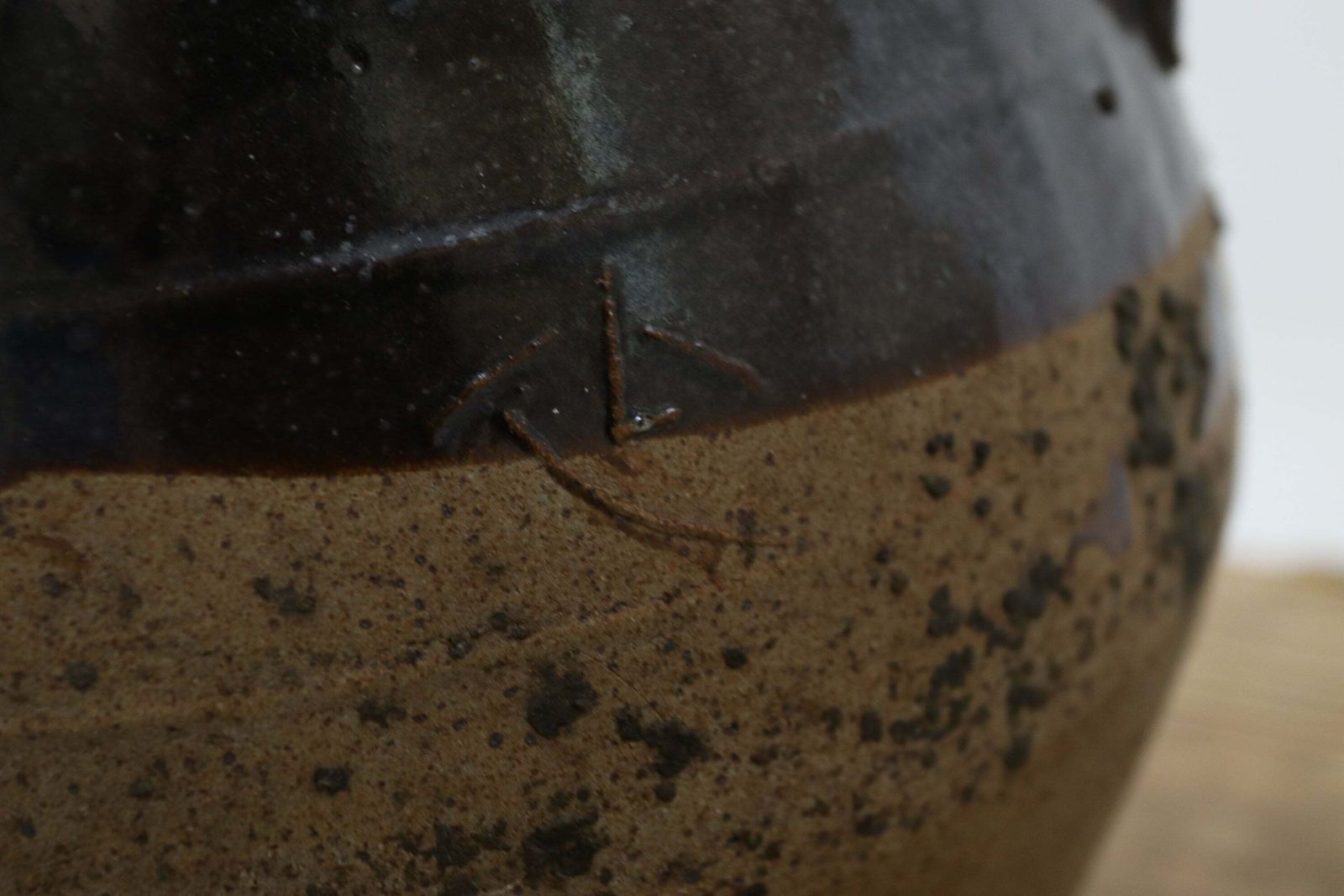 Half Glazed Chinese Kitchen Storage Jar (1) photo 189.0