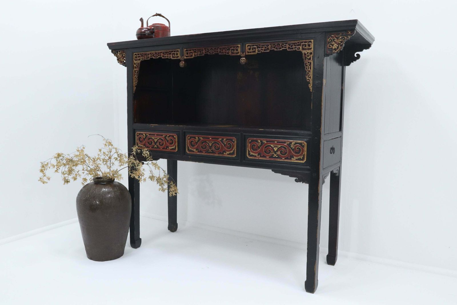 19th Century Chinese Prayer Cabinet photo furniture