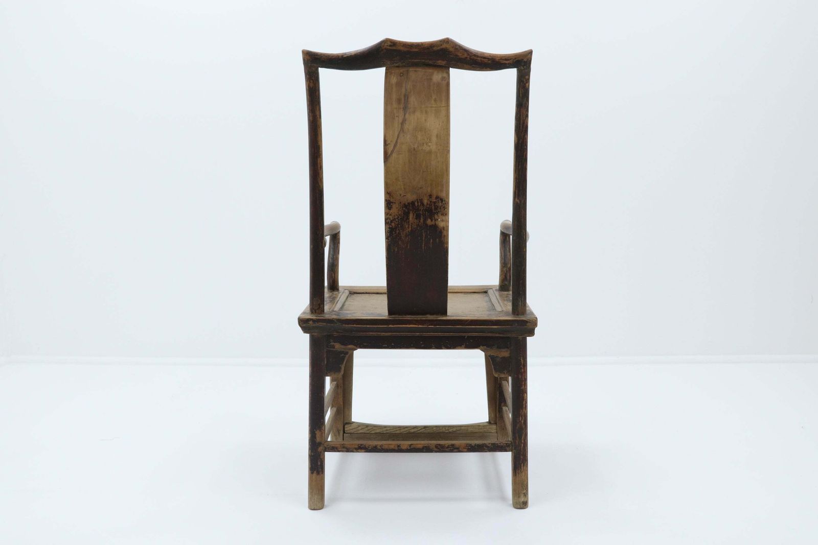 Mid 19th Century Single Shanxi Elm Armchair photo Furniture