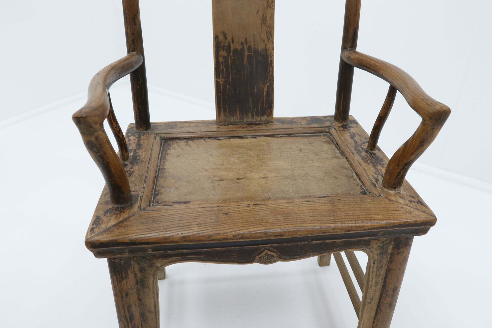 Mid 19th Century Single Shanxi Elm Armchair photo buy