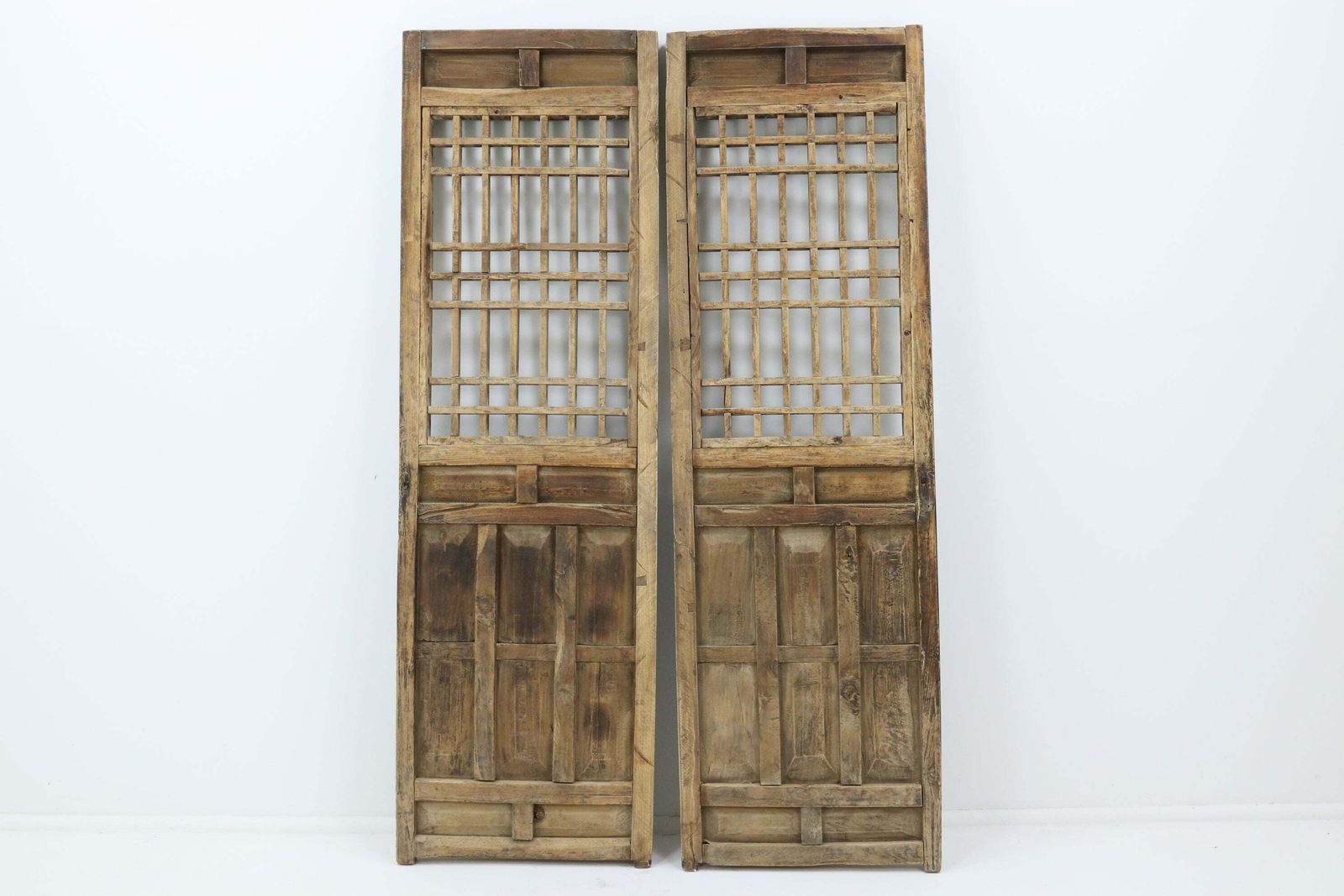photo for sale 19th Century Blue Painted Traditional Screen Door