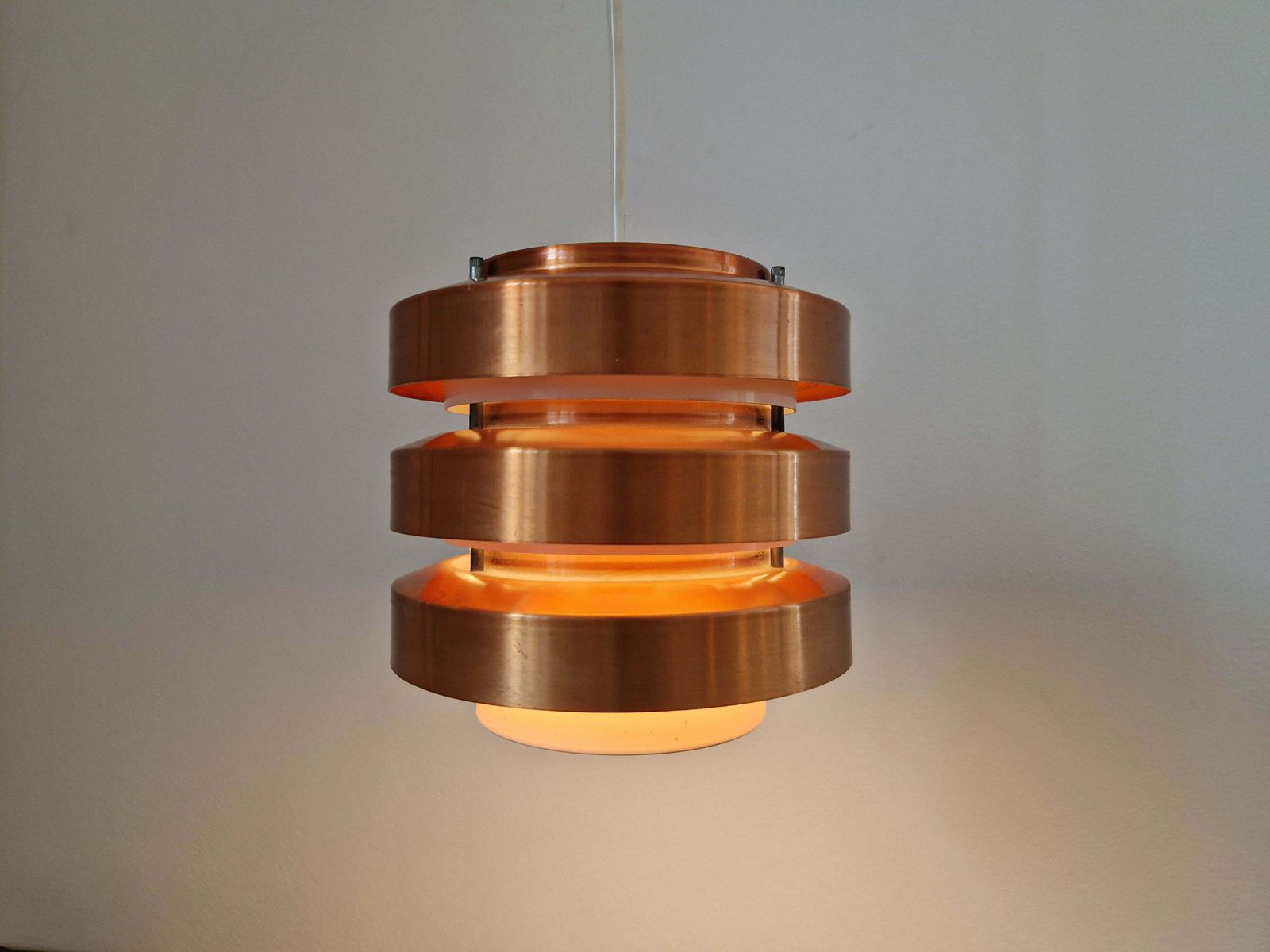 Midcentury Rare Pendant, Denmark, 1970s photo Lighting