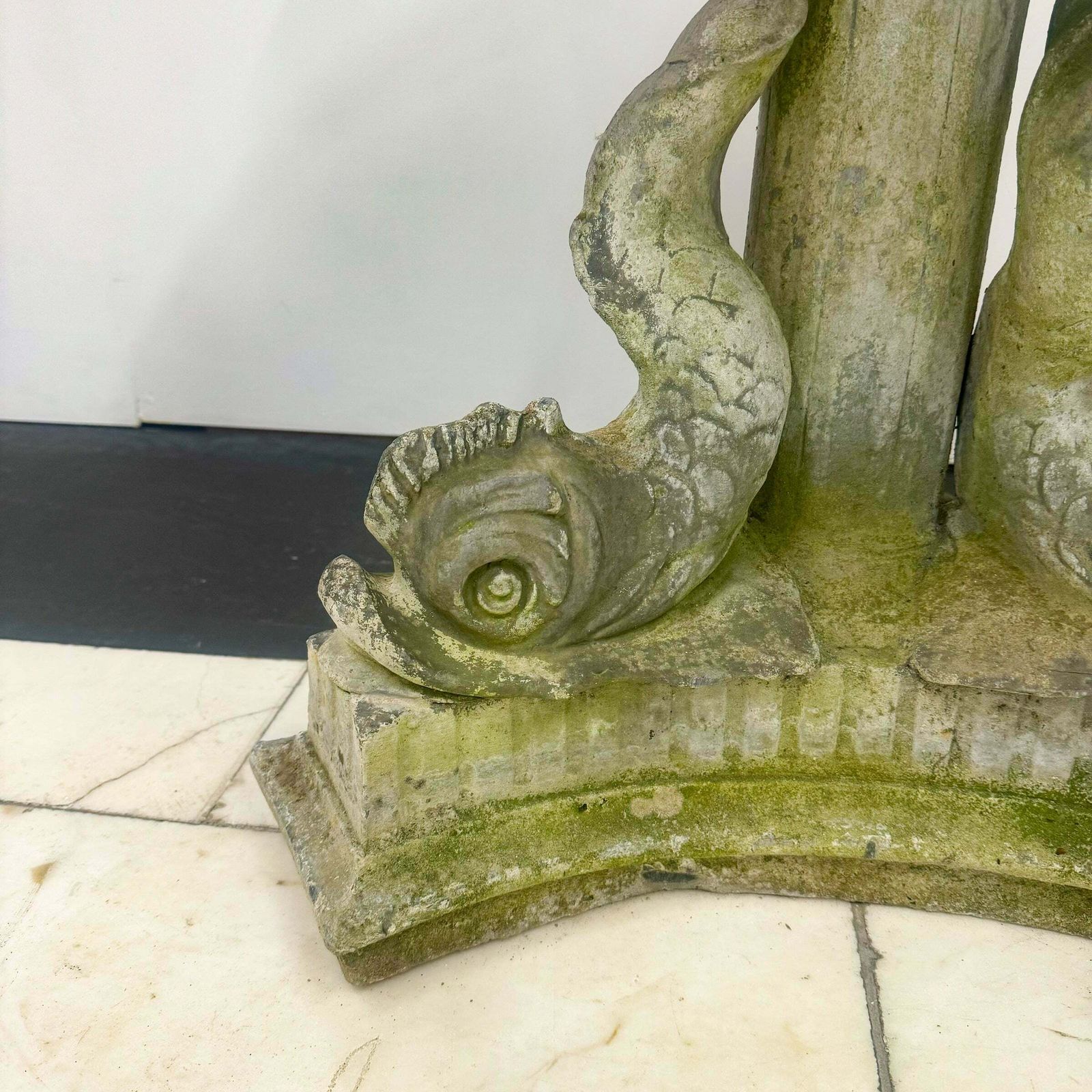Antique Lead Garden Water Fountain photo furniture