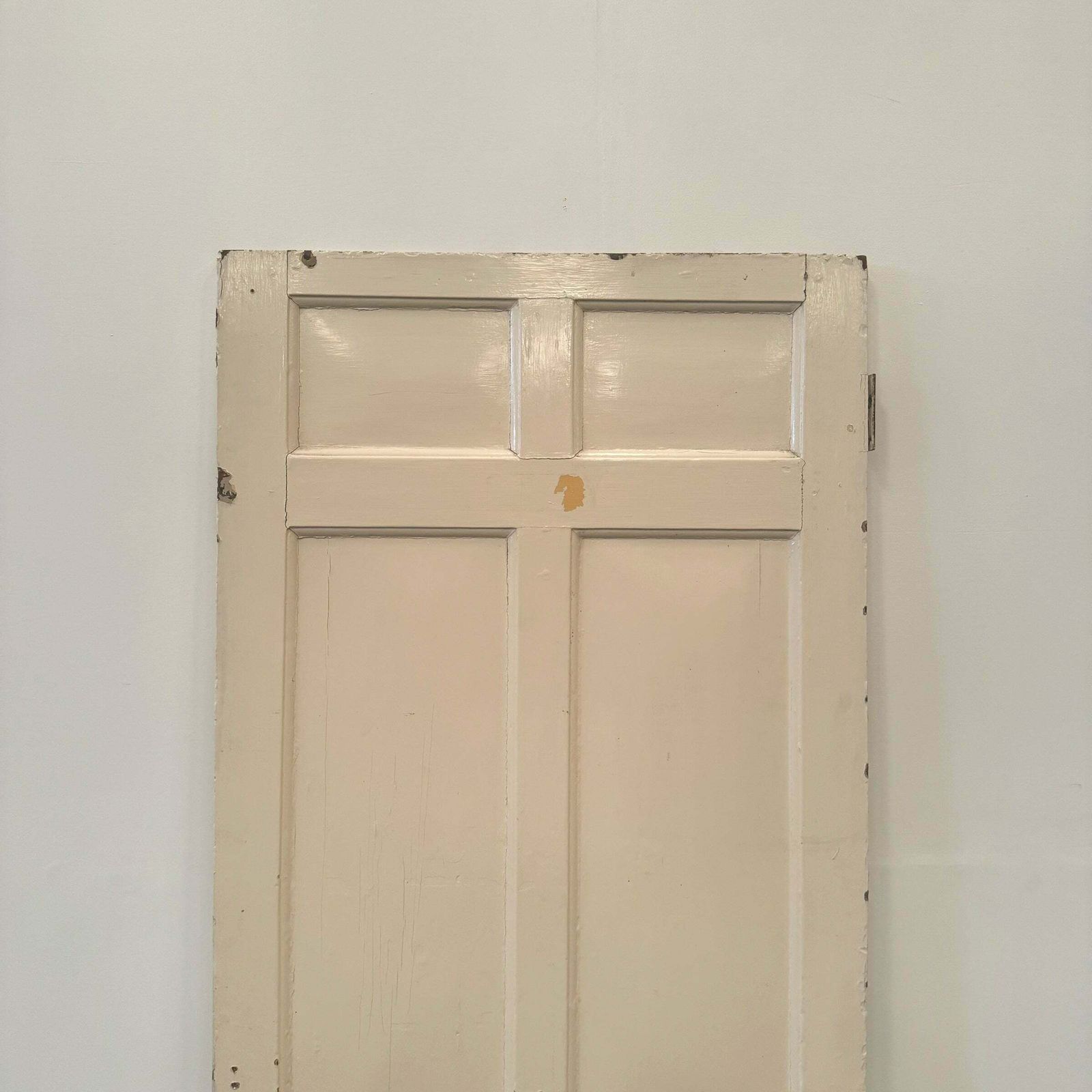 Georgian Solid Pine Panelled Door   205cm X 85.5cm photo 180.0