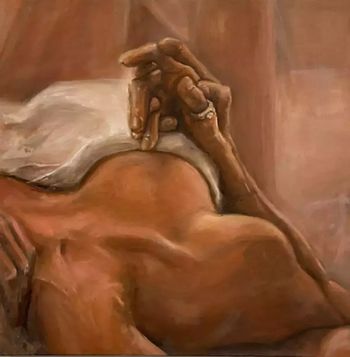 Meryem Tayganskaya, Nude Painting, Oil On Canvas, 21st Century photo for sale