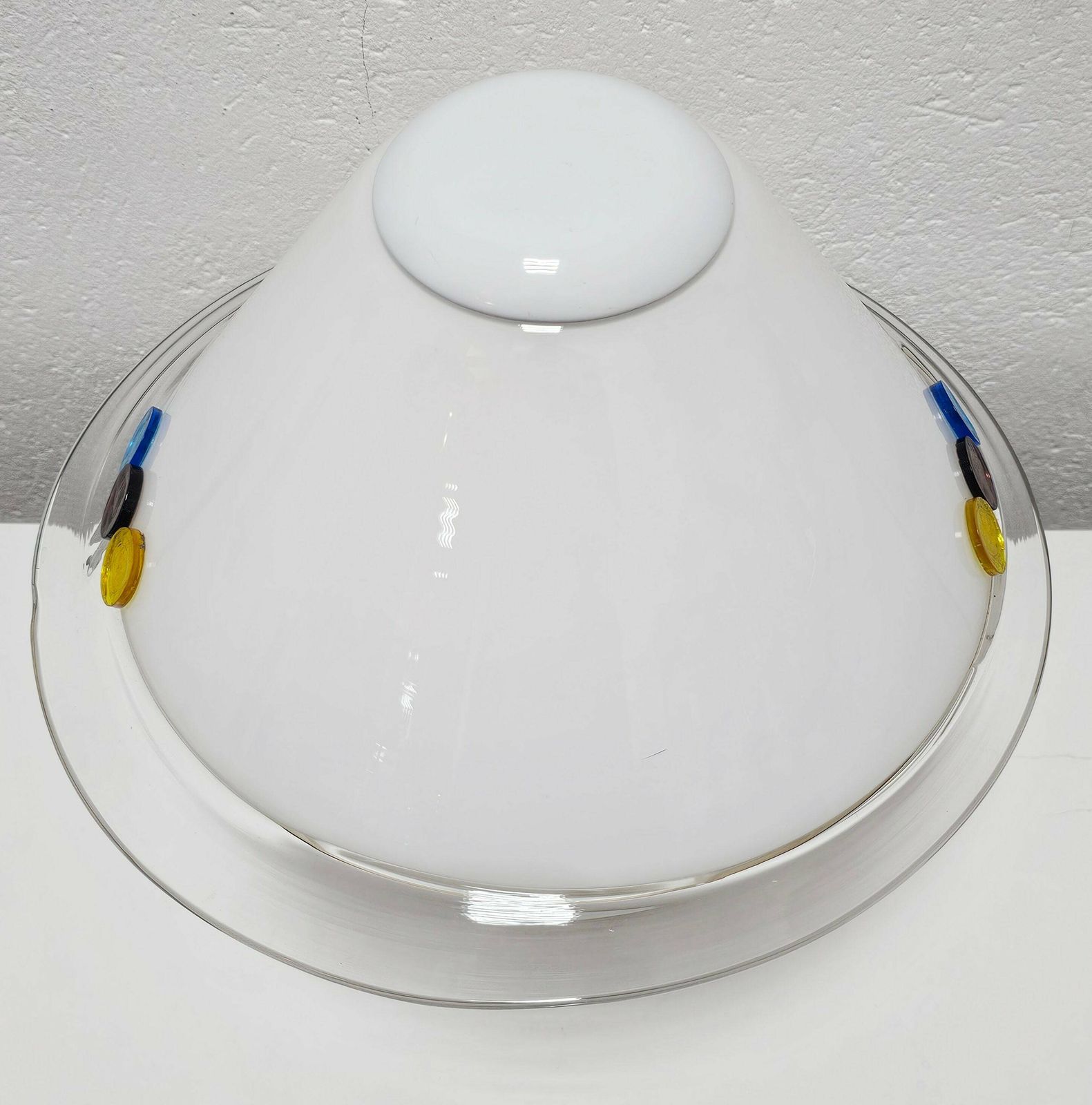 Mid Century Modern Murano Glass Mushroom Shaped Table Lamp // Made In Italy In 1970s photo buy