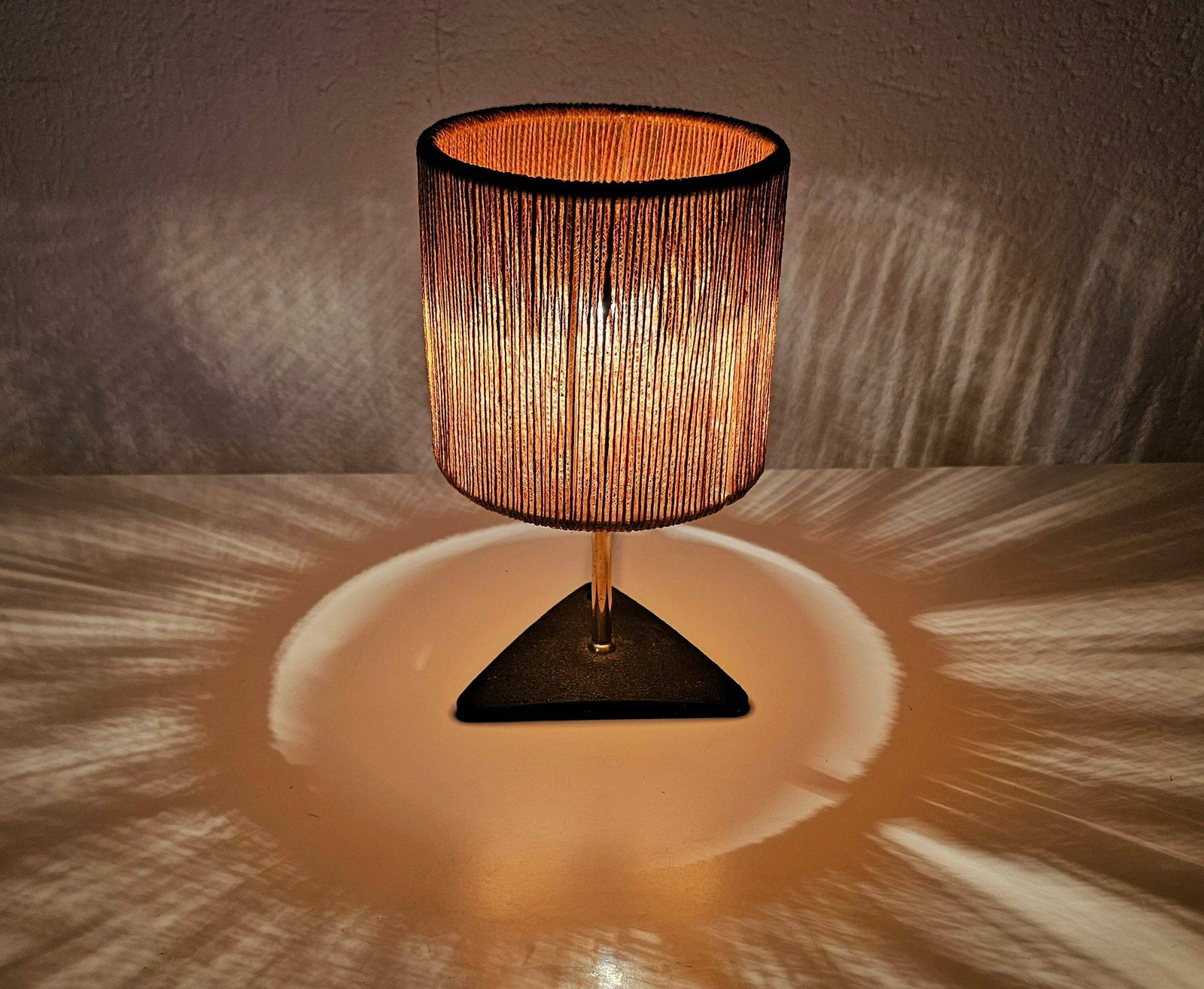 Pair Of Mid Century Modern Table Lamps In Style Of Carl Aubock // Made In Austria In 1940s photo for sale