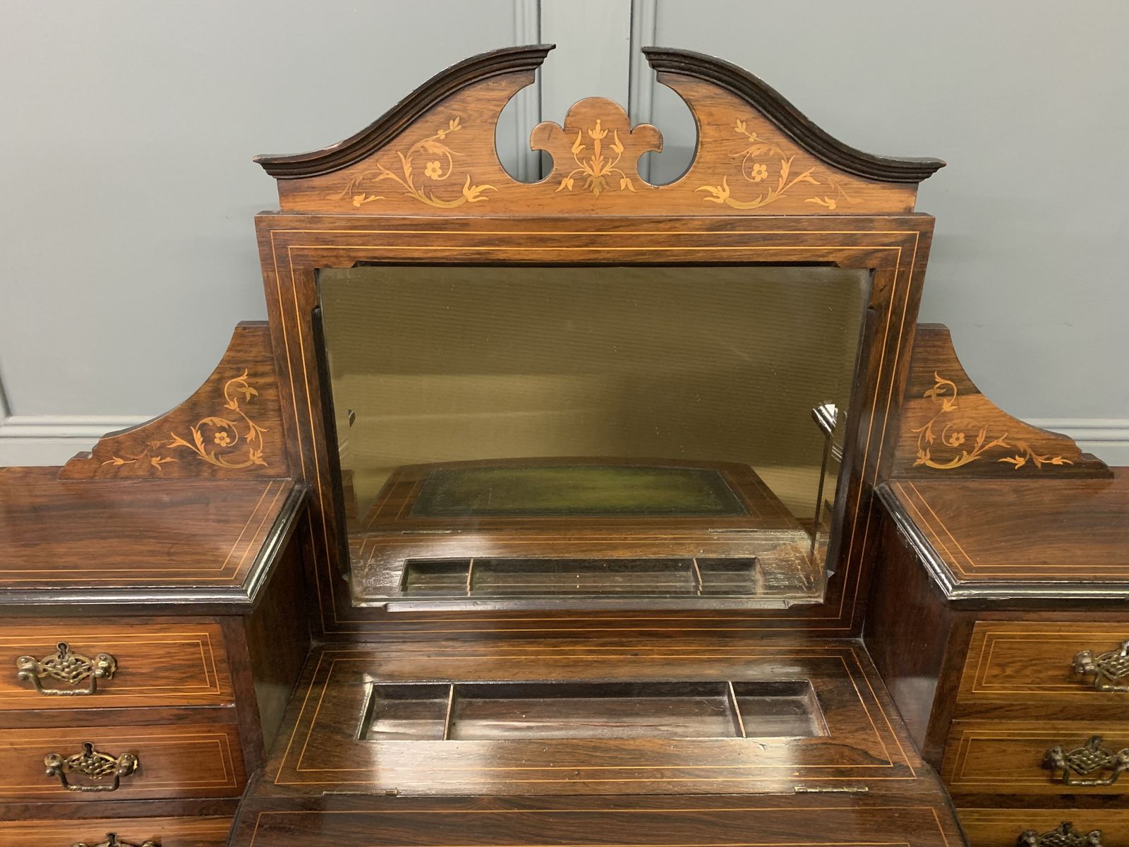 Inlaid Rosewood Bonheur Du Jour photo 1450.0