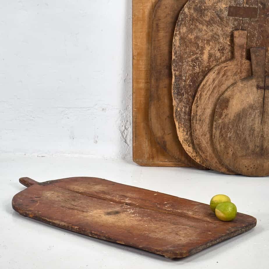 Antique Oval Cutting Boards (C.1920). Set Of Three Pieces #20 photo buy