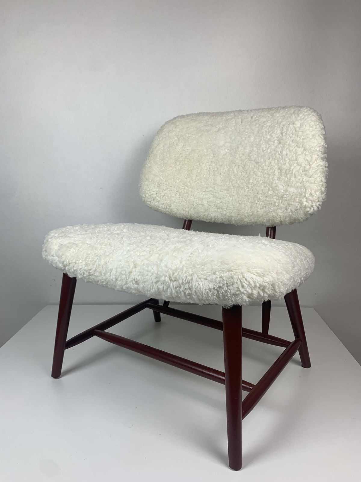 photo vintage Scandinavian Swedish Midcentury Lounge Chair By Alf Svenson, Model Teve, 1950s