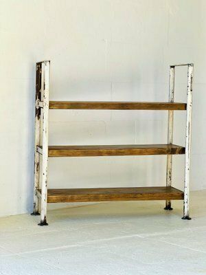 photo furniture Industrial Wall Unit In Metal And Spruce