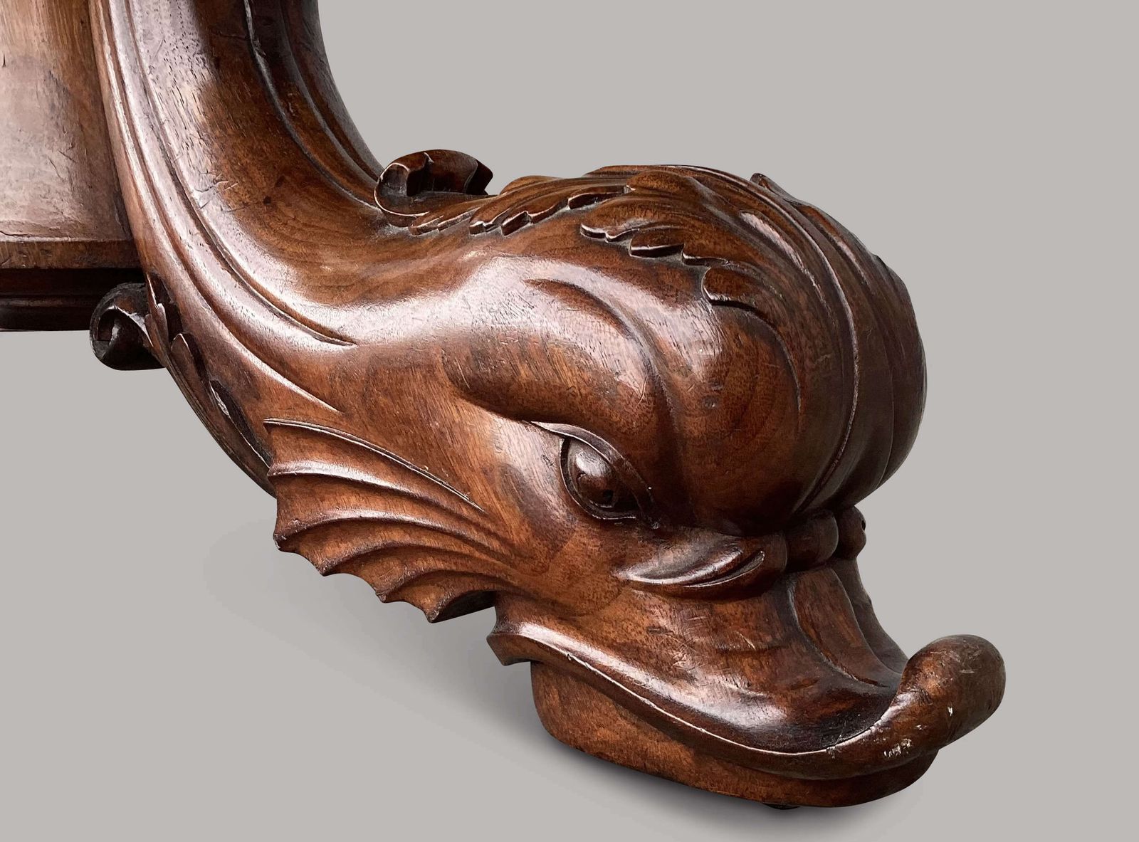 photo furniture Magnificent C19th Large Walnut And Specimen Marble Centre Table