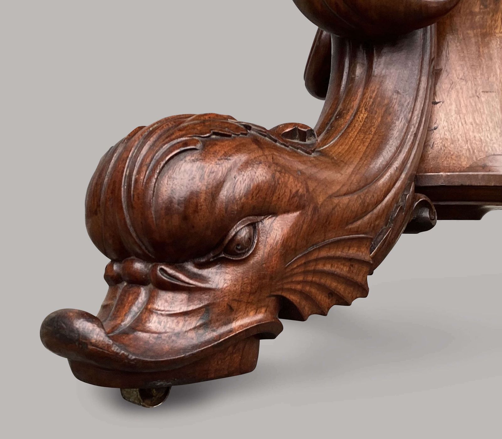 Furniture Magnificent C19th Large Walnut And Specimen Marble Centre Table photo