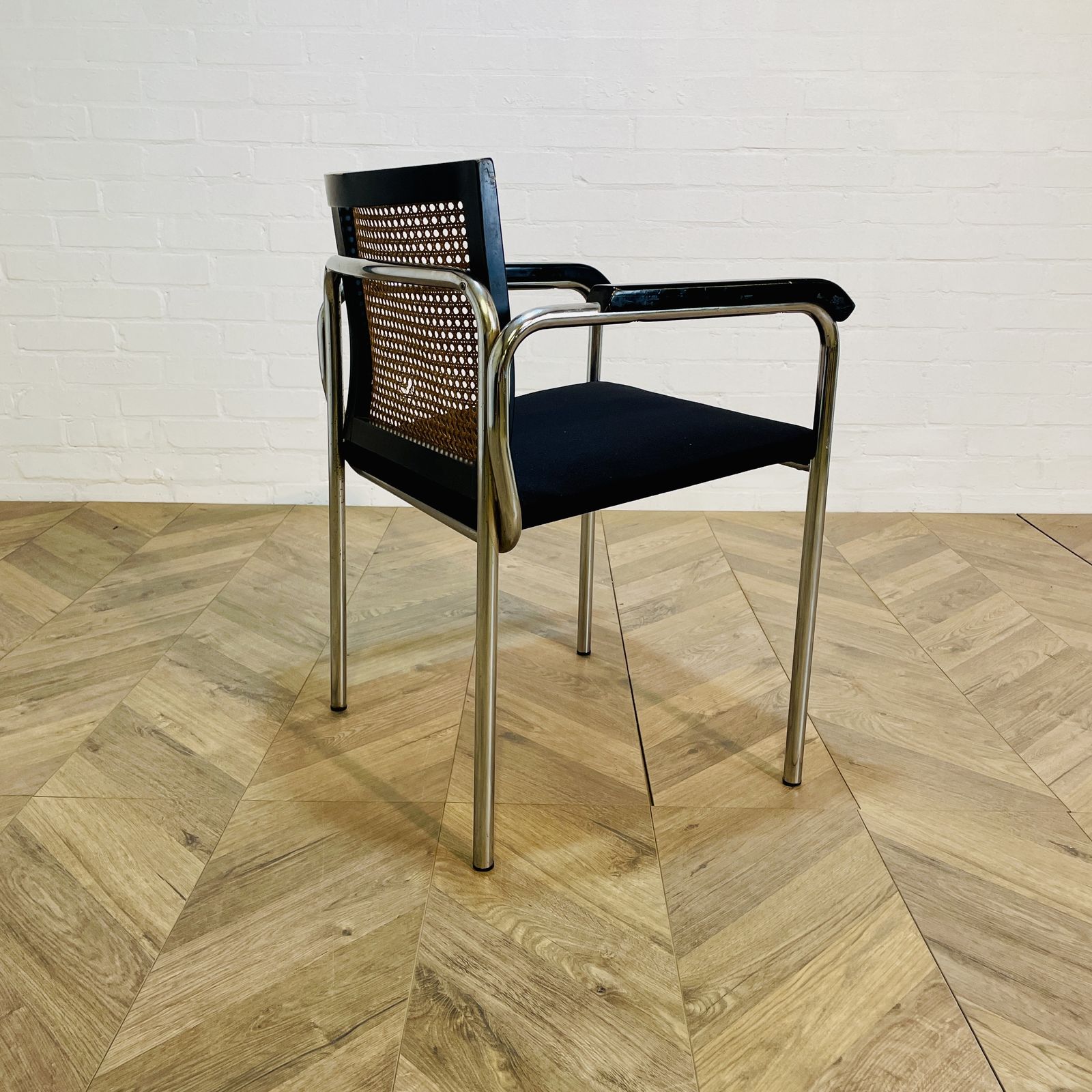 Mid Century Modern Chrome Chair After Marcel Breuer photo buy