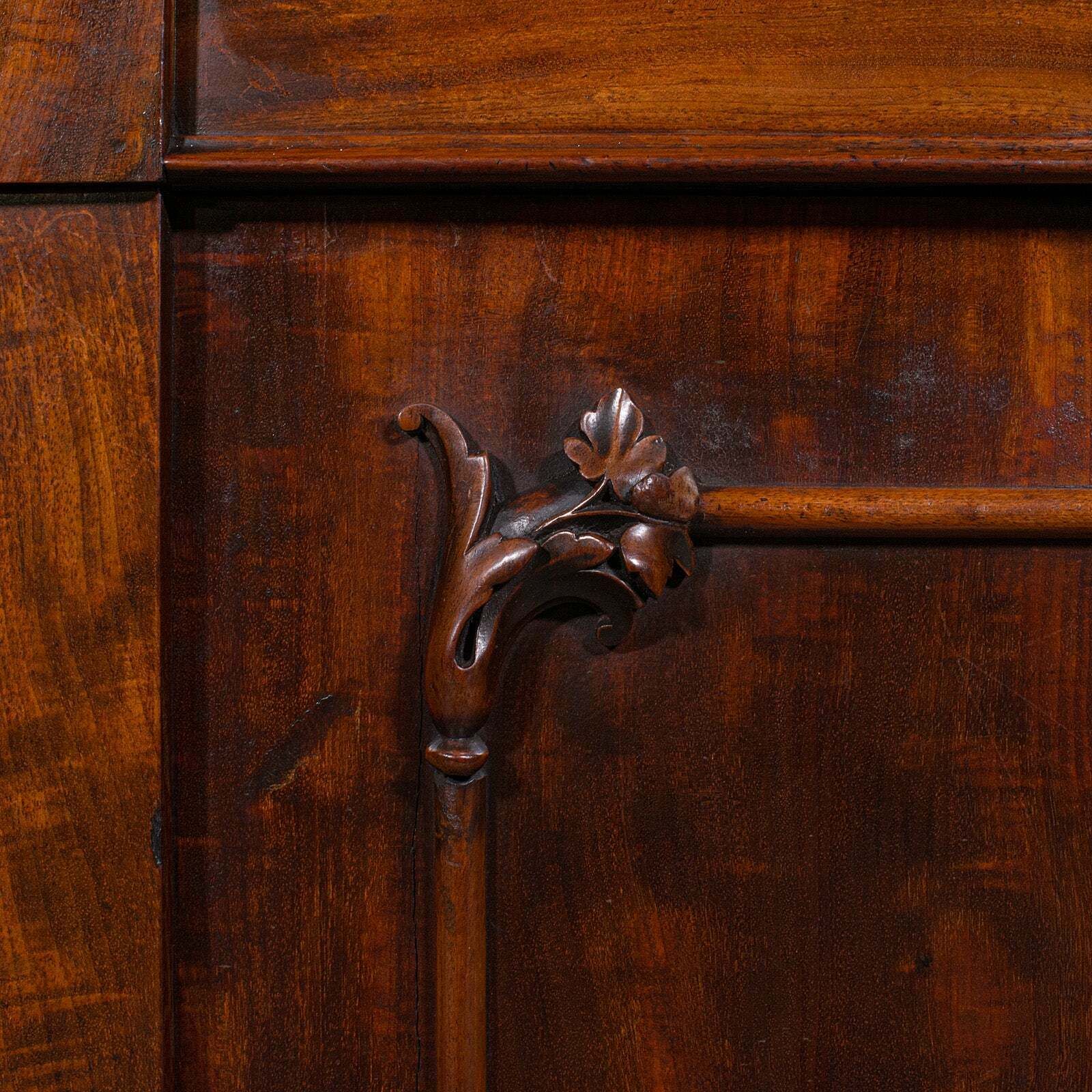 Furniture Large Antique Buffet Server, English, Side Cabinet, Display Whatnot, Victorian photo
