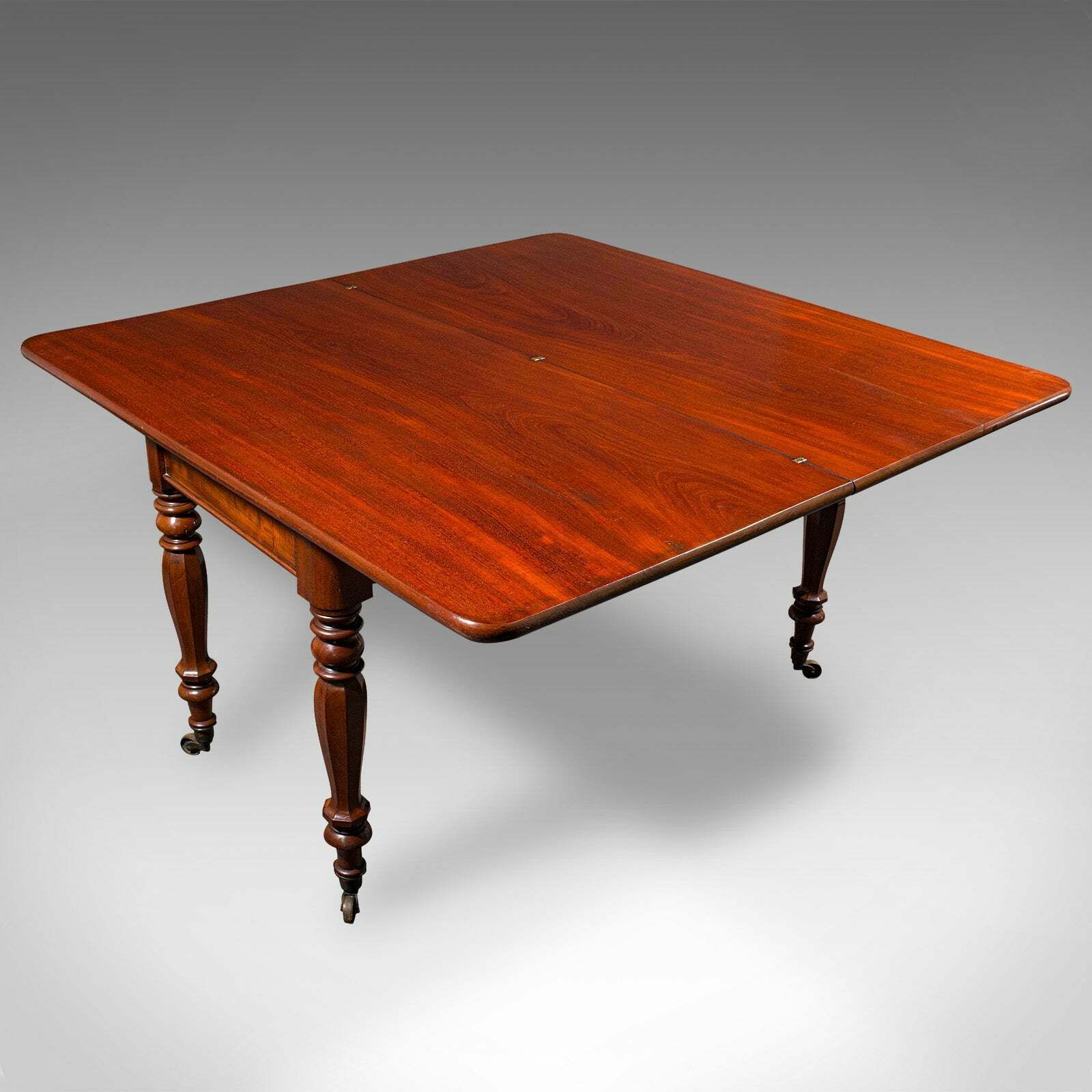 Antique Metamorphic Console Table, English, 4 Seat Dining, Gaming, William IV photo furniture