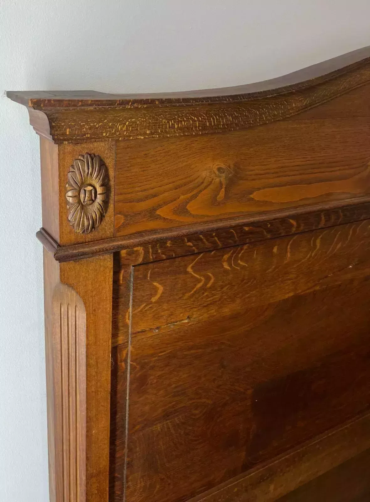 photo furniture Amazing Rare Carved French Antique Double Bed
