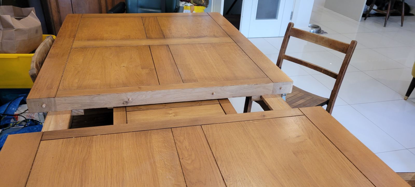 Oak Dining Table, Extendable