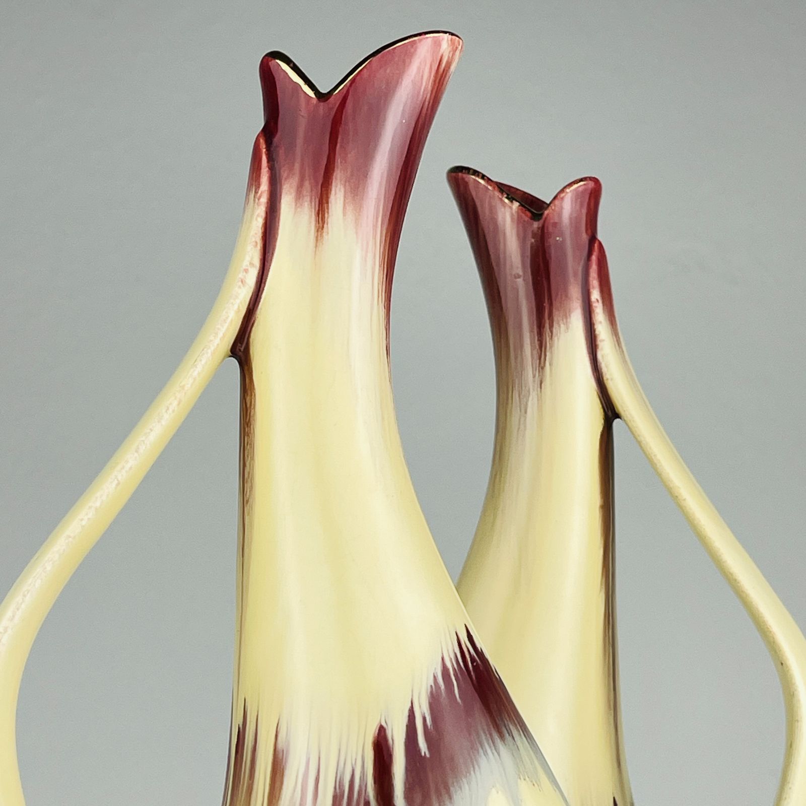 420.0 Mid Century Ceramic Vases By Bay Keramik, West Germany, 1960s, Set Of 2 photo