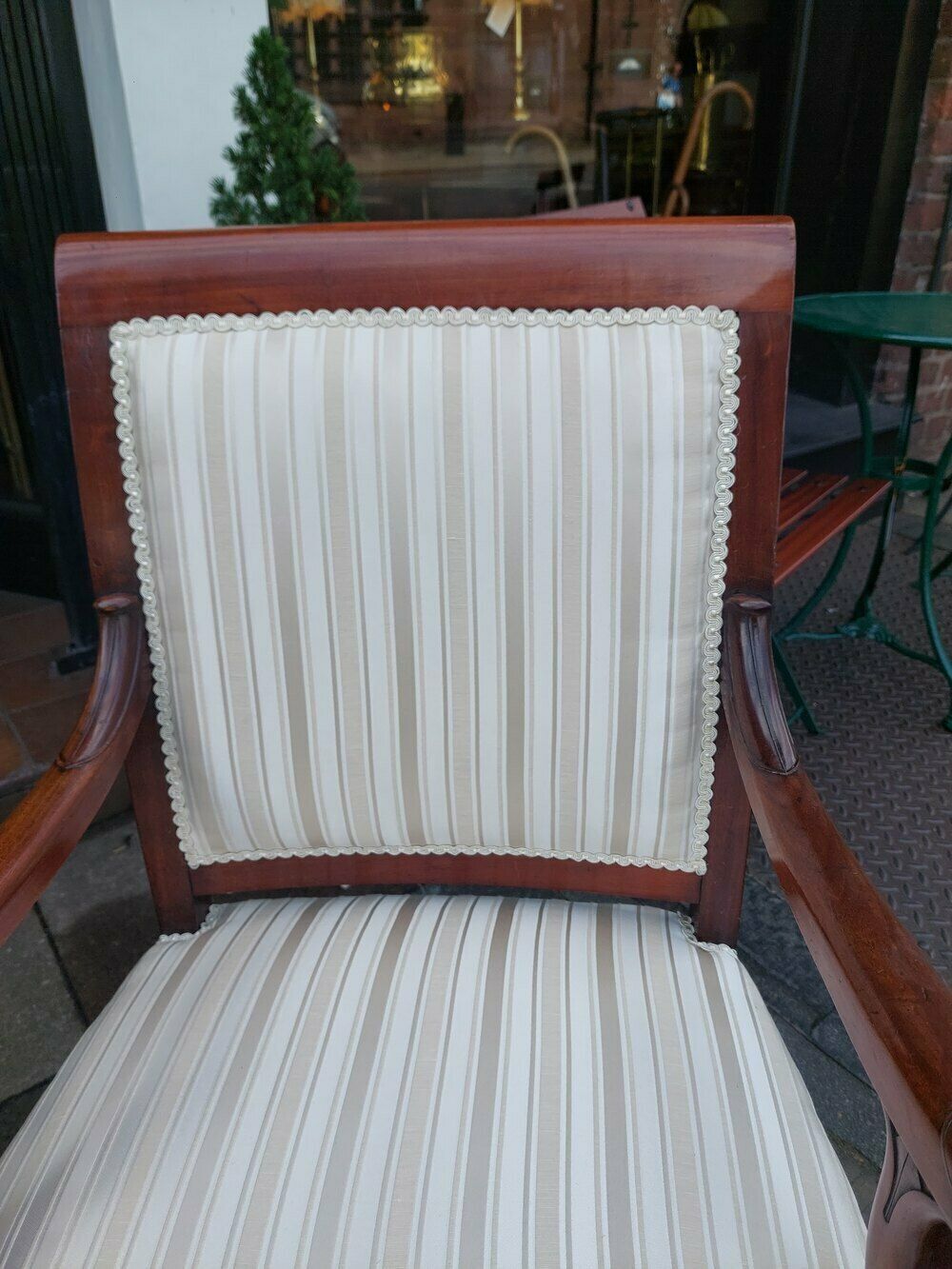 Pair Of Late 19th Carved Mahogany Armchairs photo for sale