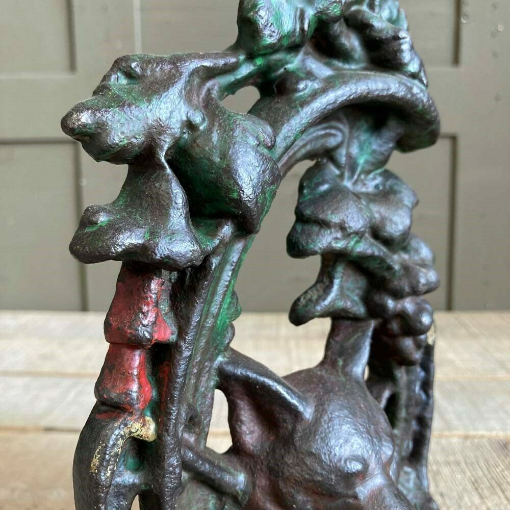 Victorian Fox Door Stop, 1800s photo buy