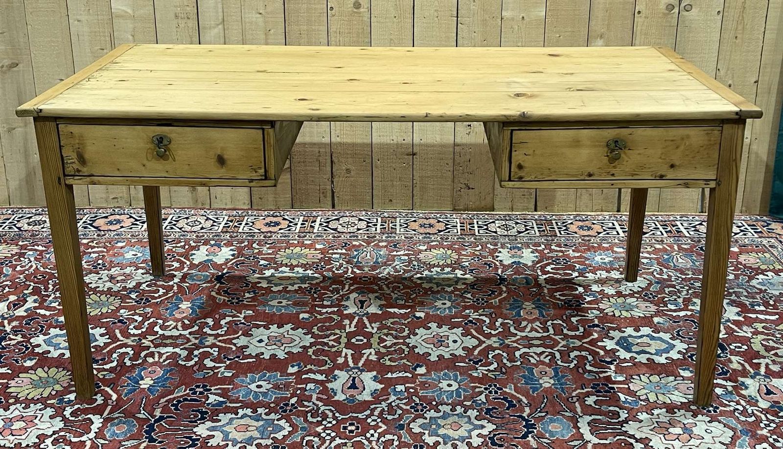 Flat Desk From The Beginning Of The 20th Century In Fir photo Furniture