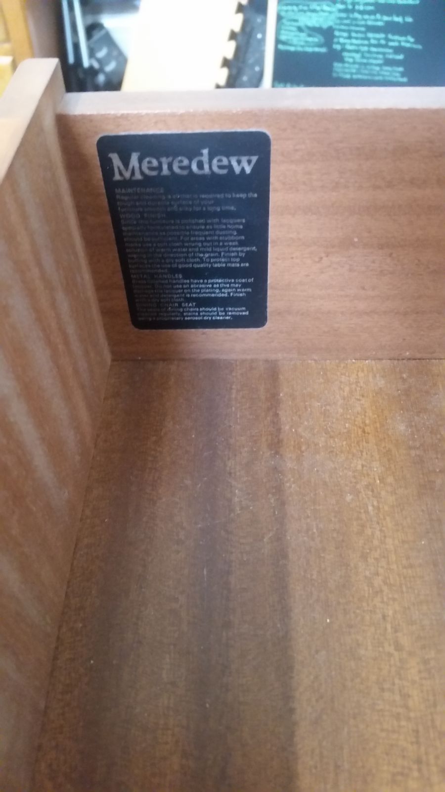 Bespoke Unique Design Uk Mid Century Teak Sideboard Dresser From Meredew , Symetrically Built With Expert Craftsmanship In The United Kingdom With Rare Bespoke Legs. Very Hard To Find   2 Owners Since Purchased New photo furniture
