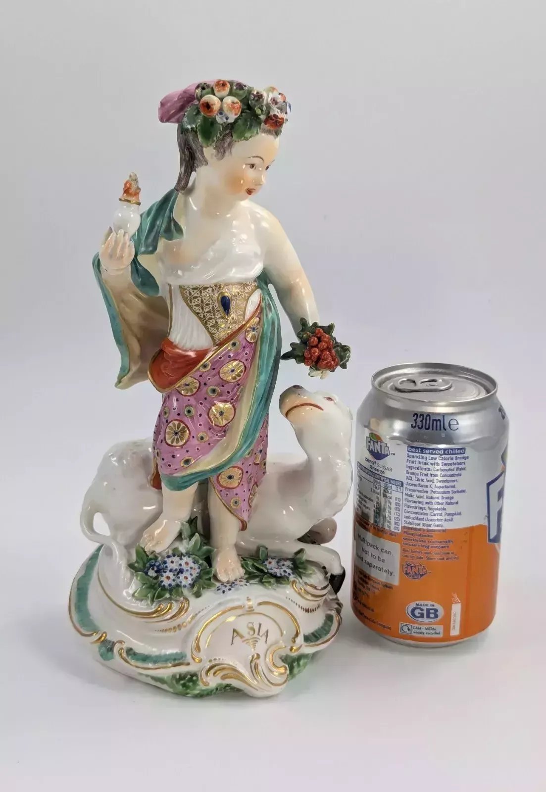 Home Decor Derby Porcelain Allegorical Figure Of Asia, C. 1760 photo