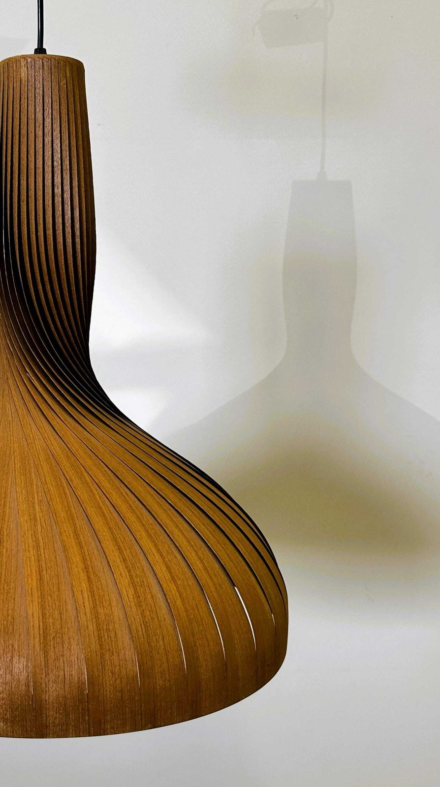 Swirling Pine Pendant By Hans Agne Jakobsson, Sweden, 1960s. photo 978.0