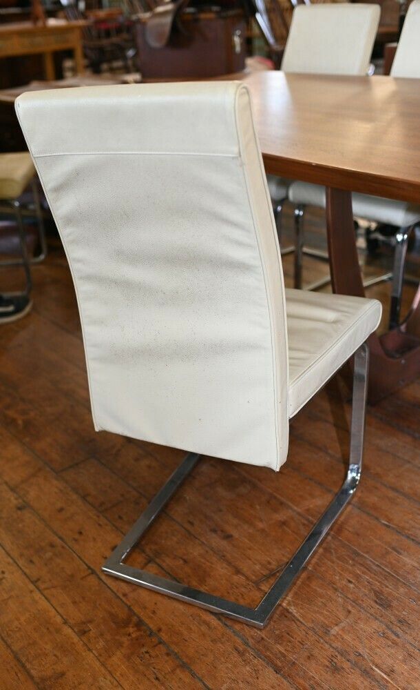 Italian Mid Century Modern Dining Table And Effezeta Chairs Set photo buy