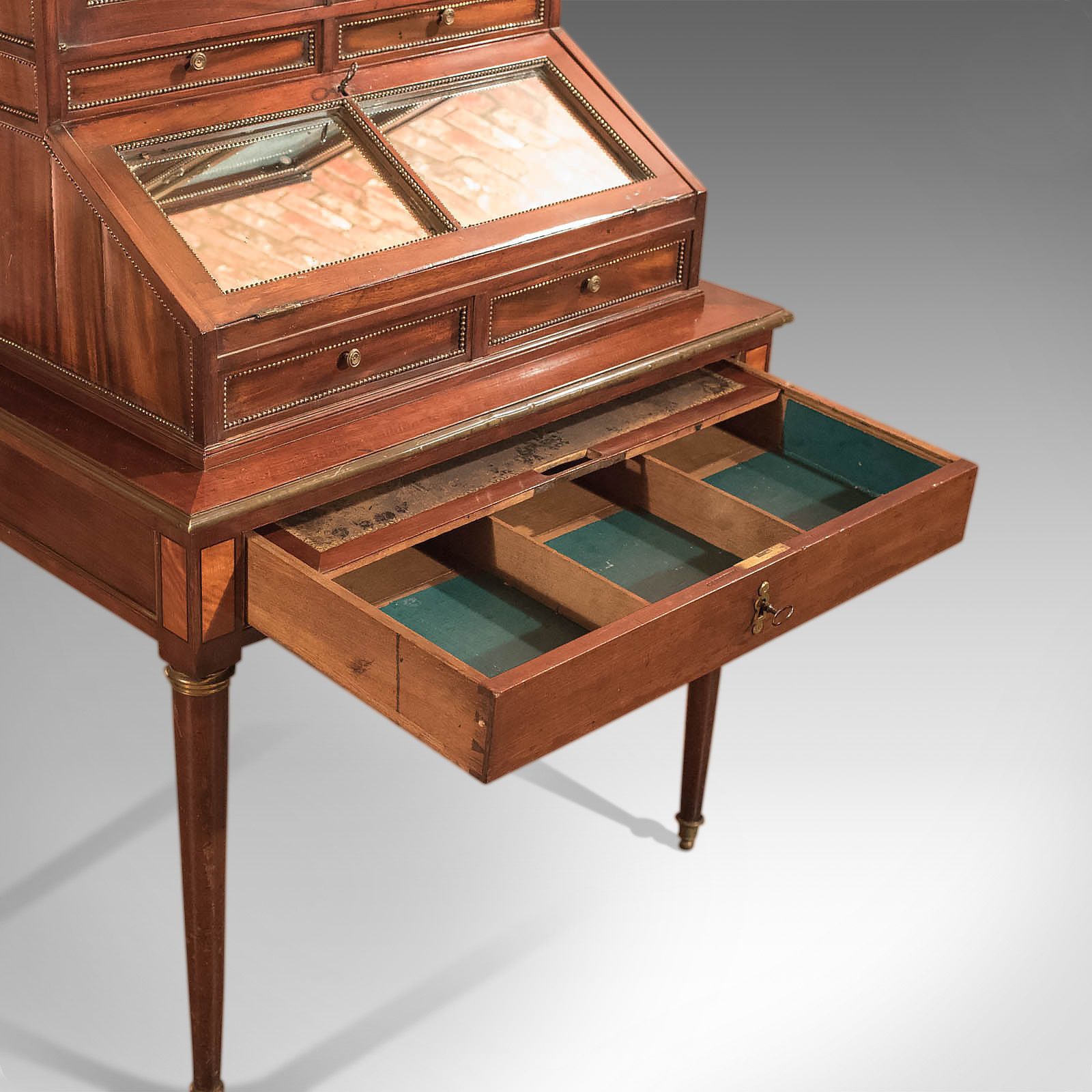 Antique Bonheur Du Jour, Gamichon A Paris, Rare Writing Desk, Table French C1800 photo Furniture