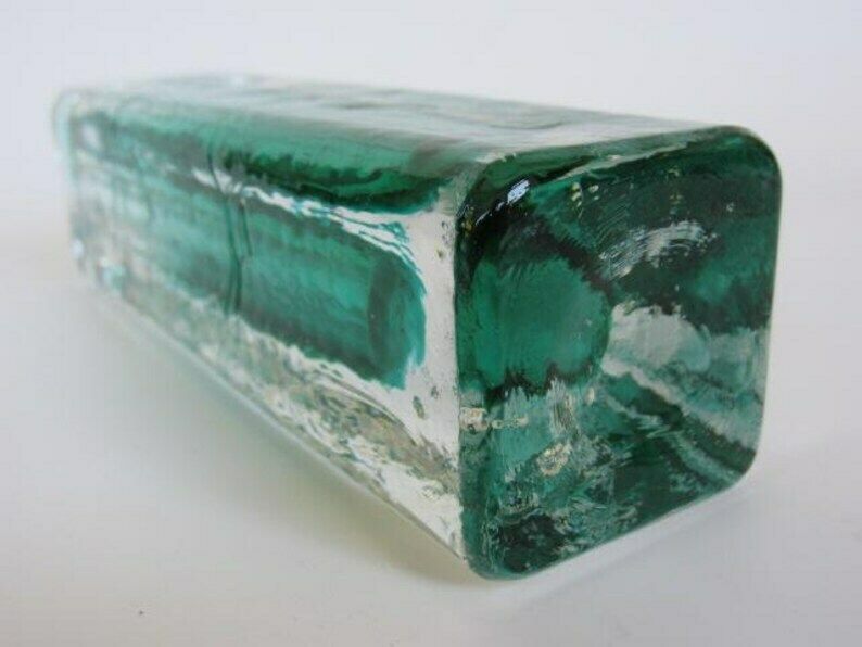 Ice Glass Vase Mid Century Modern Schott Zwiesel, Germany 1960s photo buy