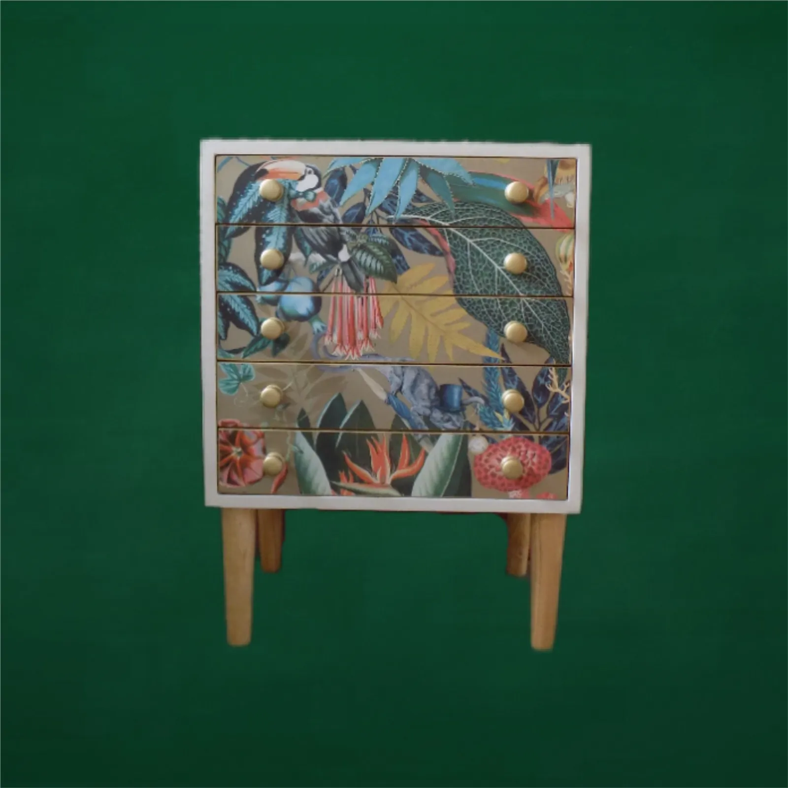 Small 5 Drawer Chest 'A Dream Of Decoupage'   Now Only £230.00 Down From £430.00 photo furniture