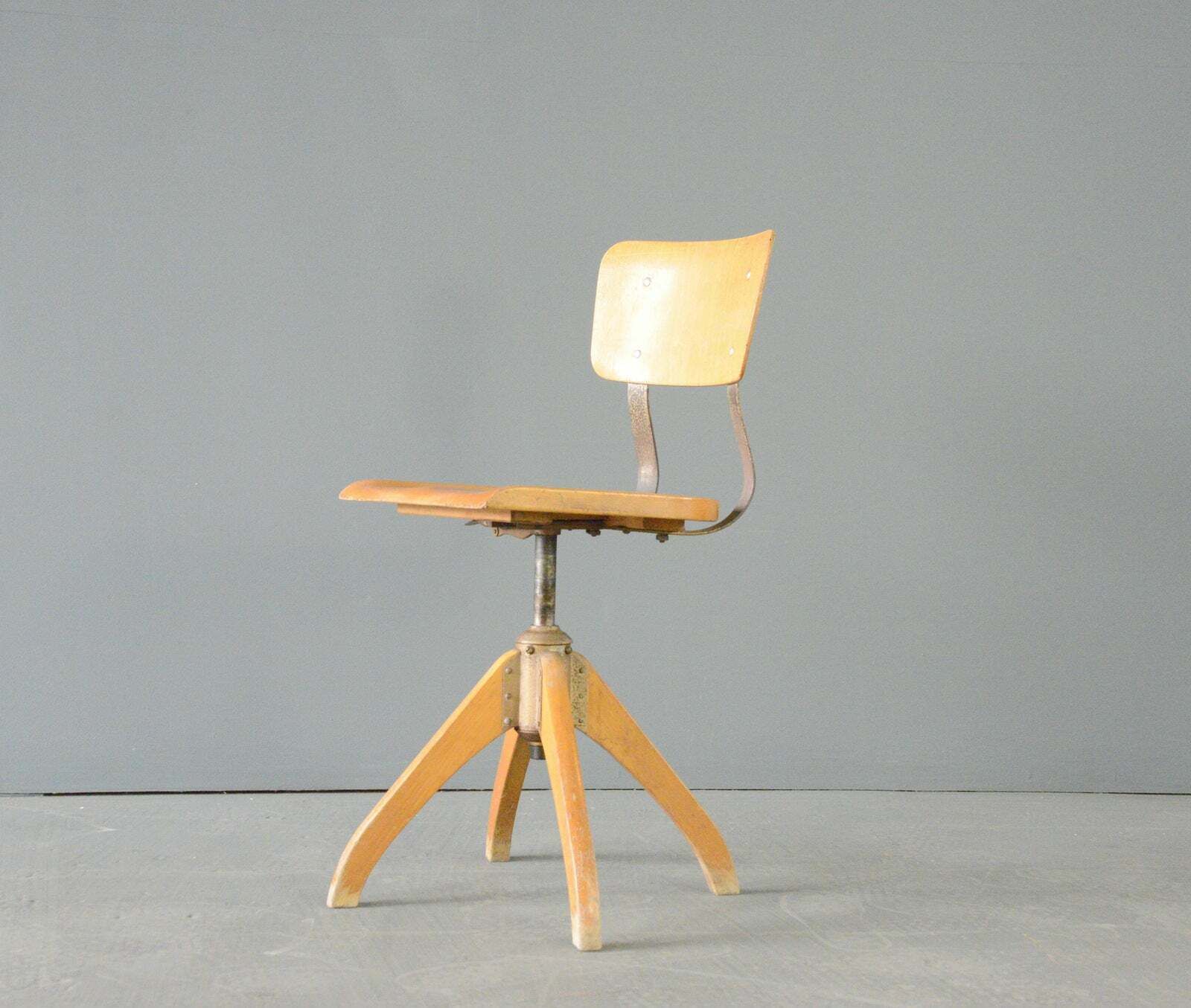 Ama Elastik Factory Chair Circa 1930s